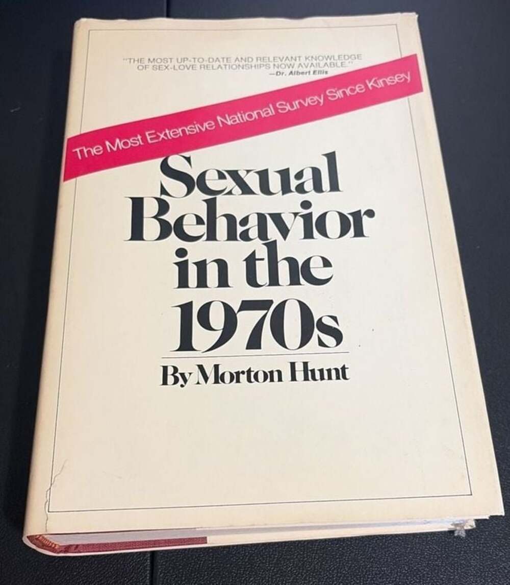 Sexual Behavior in the 1970s by Morton Hunt Hardcover Book